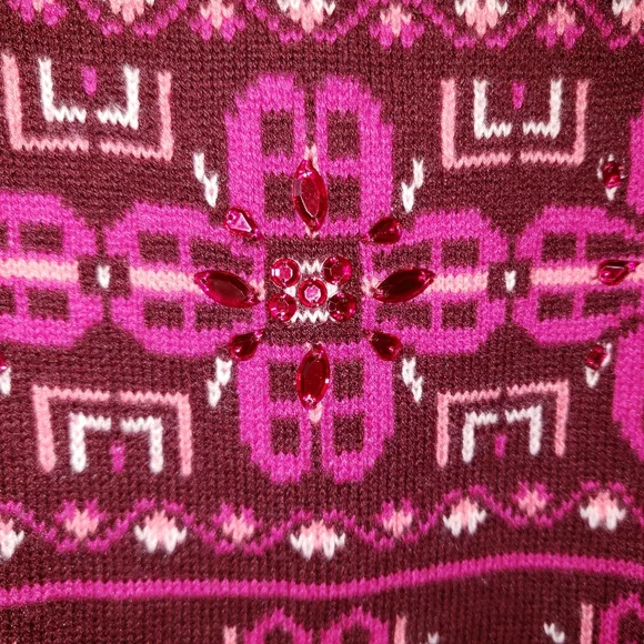 Talbots Nordic Wool Blend Embellished Sweater NWT ($99.99) - Picture 3 of 8